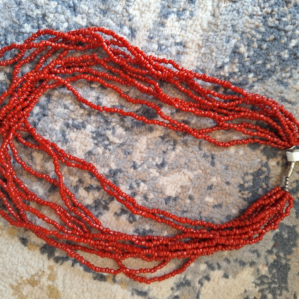 Silpada Multistrand Coral Necklace